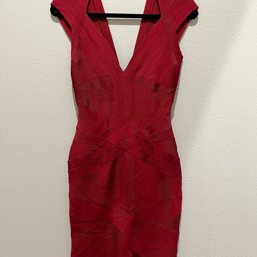 Herve Leger bandage bodycon dress